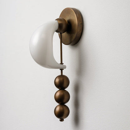 Bent Glass Wall Light