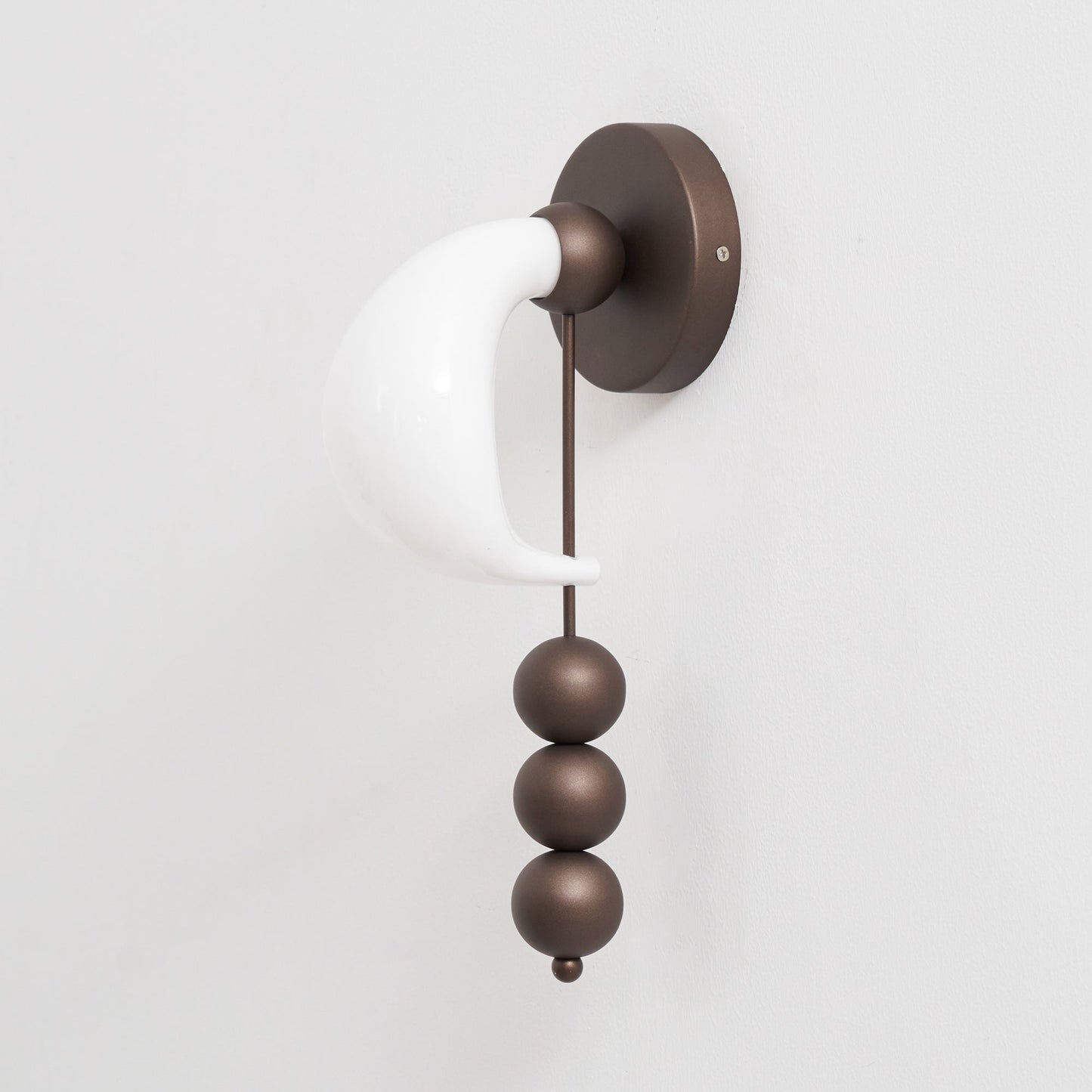 Bent Glass Wall Light