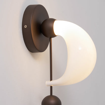 Bent Glass Wall Light