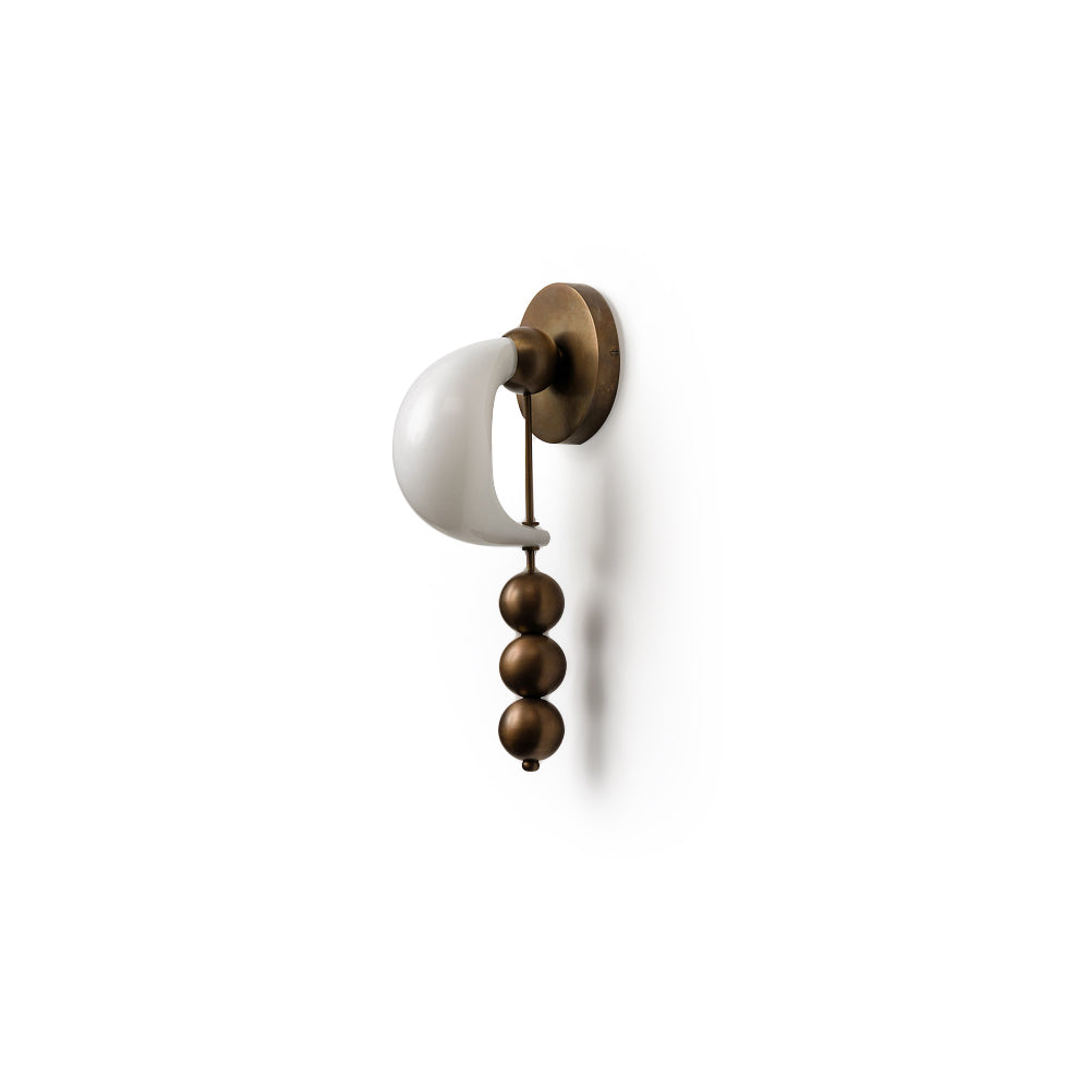 Bent Glass Wall Light
