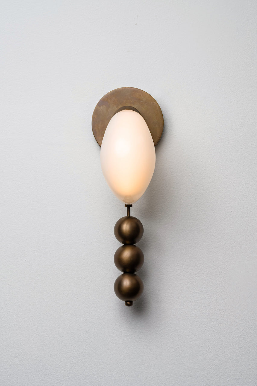 Bent Glass Wall Light