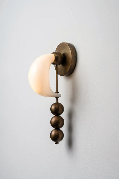 Bent Glass Wall Light