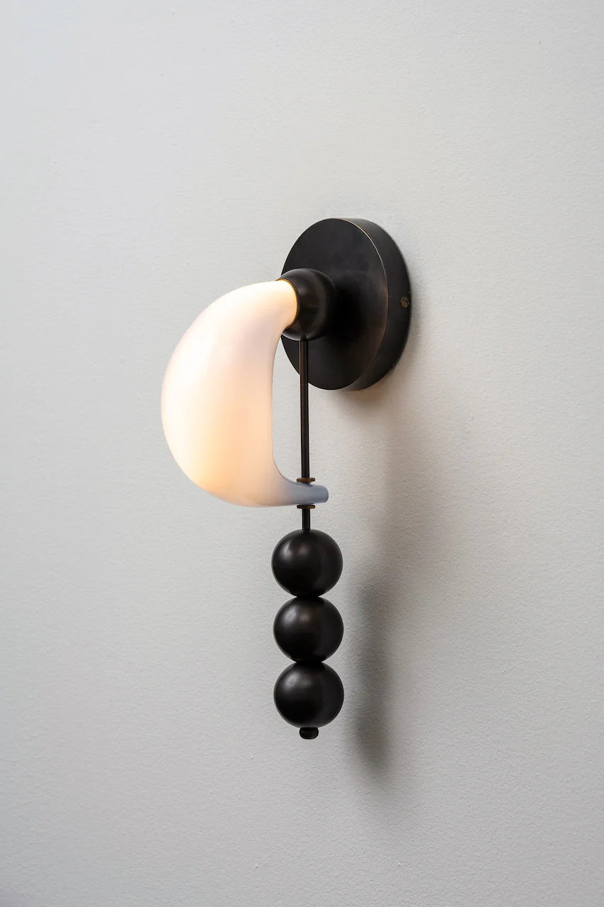Bent Glass Wall Light