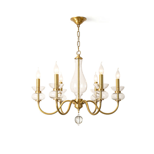 Bergdorf Glass Chandelier