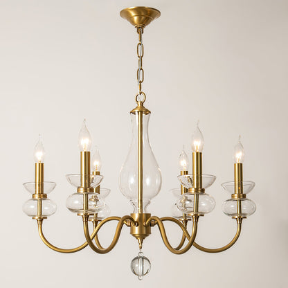 Bergdorf Glass Chandelier
