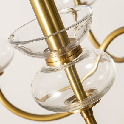 Bergdorf Glass Chandelier