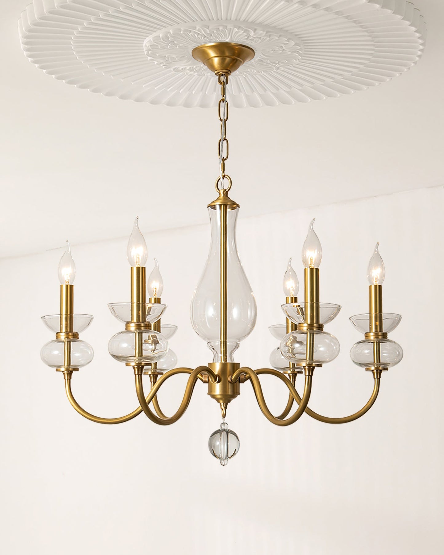 Bergdorf Glass Chandelier