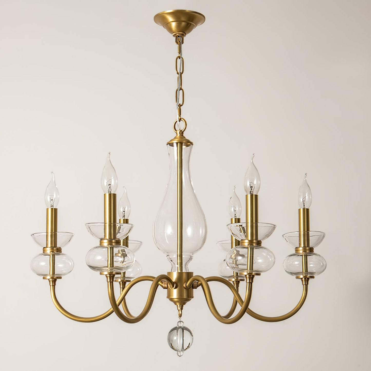 Bergdorf Glass Chandelier