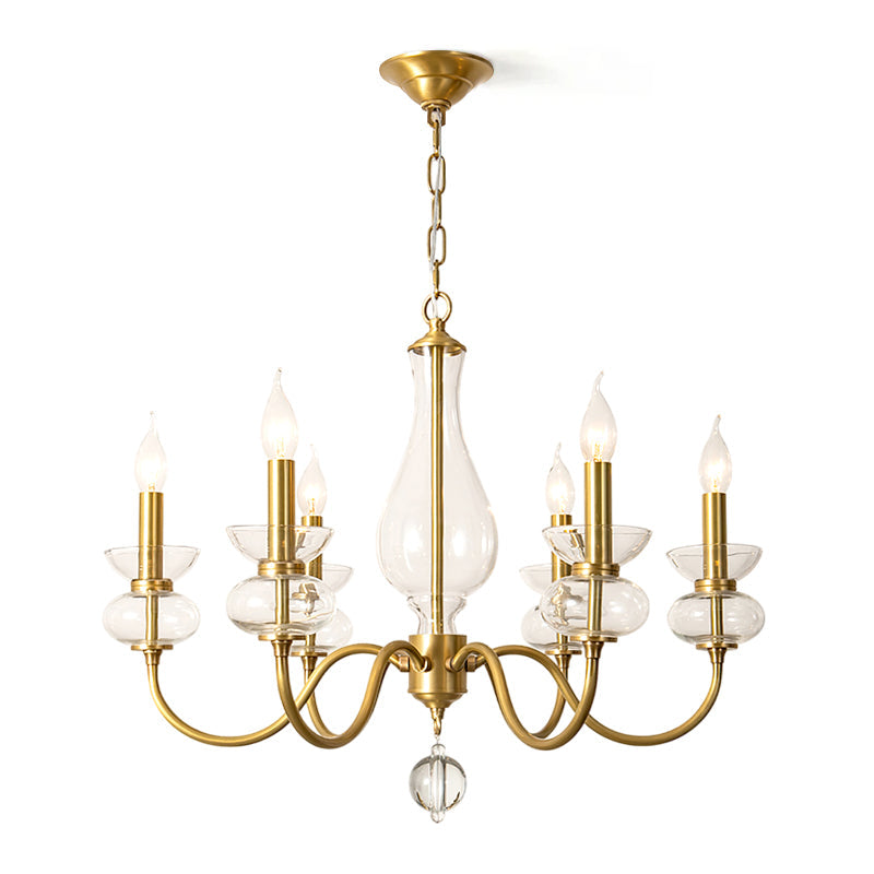 Bergdorf Glass Chandelier
