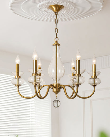 Bergdorf Glass Chandelier