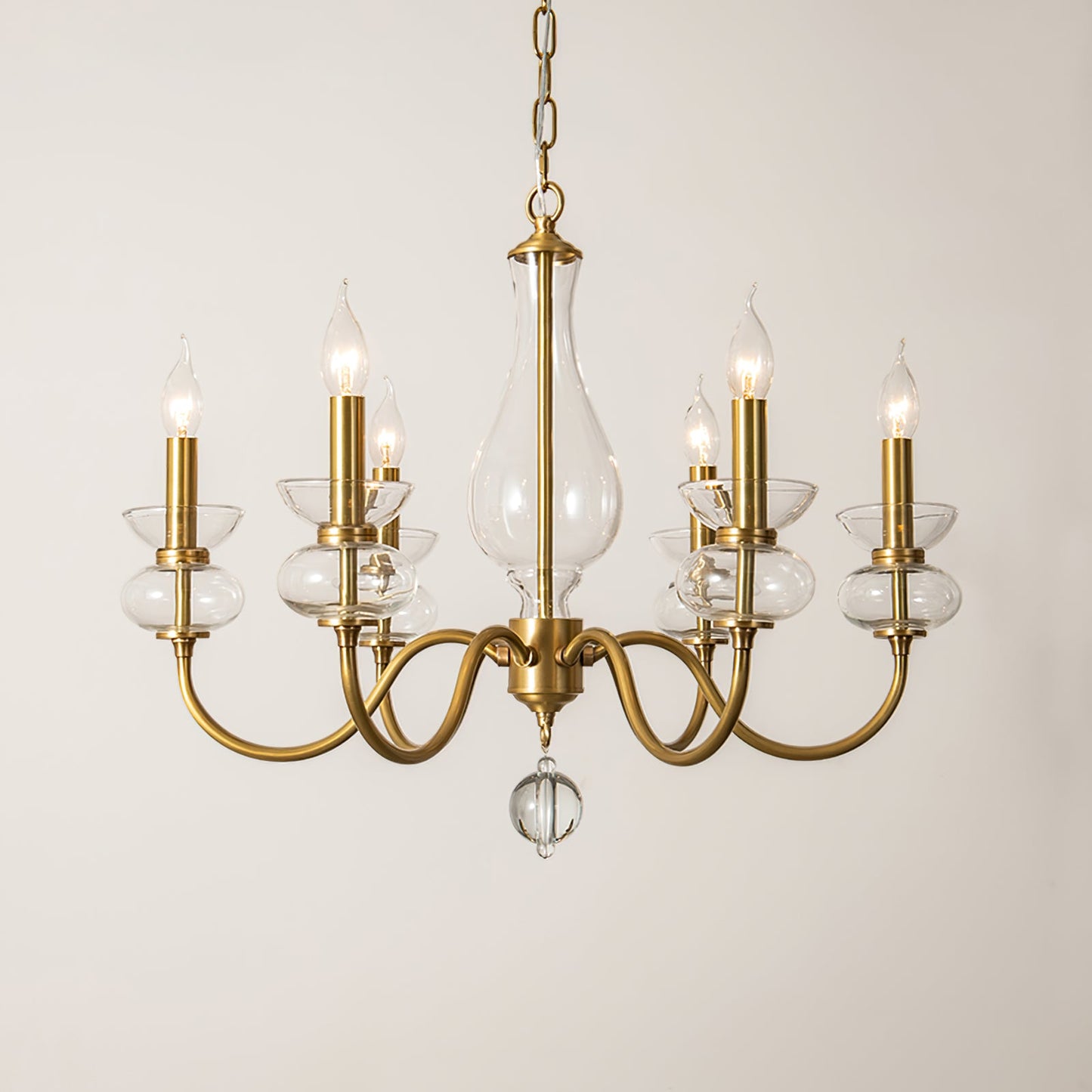 Bergdorf Glass Chandelier