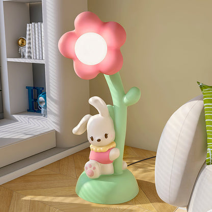 Bunny & Flower Floor Lamp