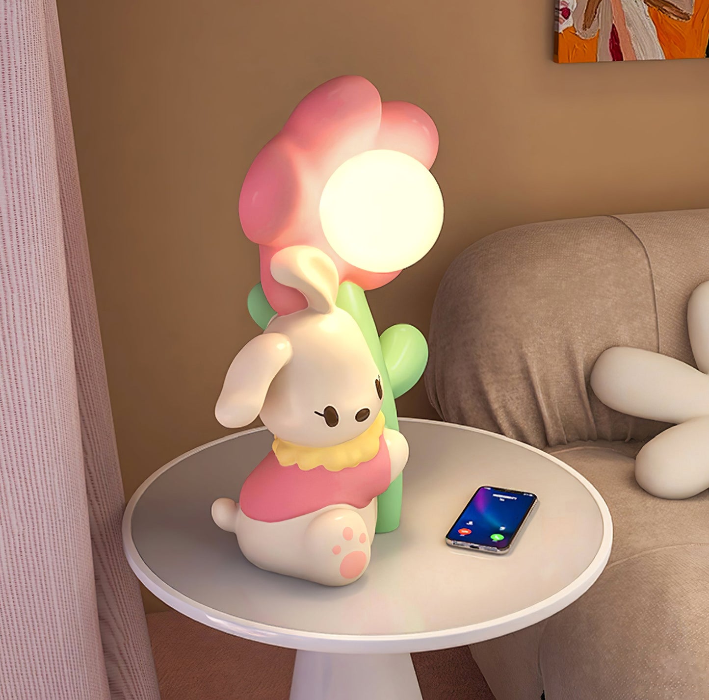 Bunny Flower Table Lamp