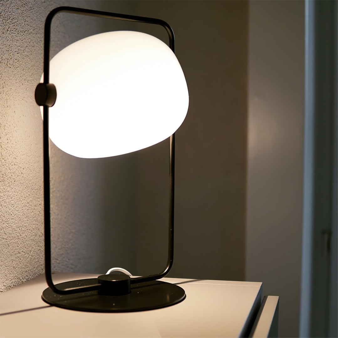 Black Galet Table Lamp