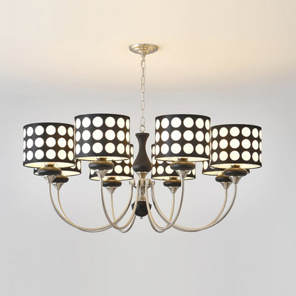 Black Polka Dots Chandelier