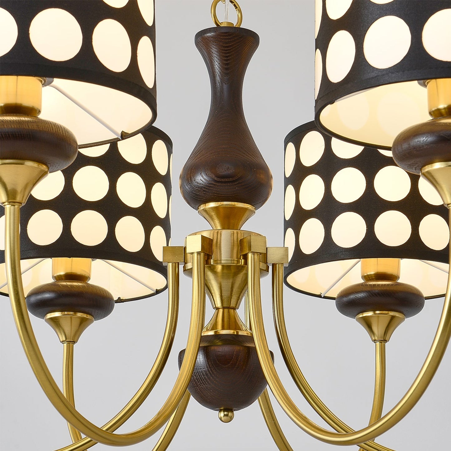Black Polka Dots Chandelier
