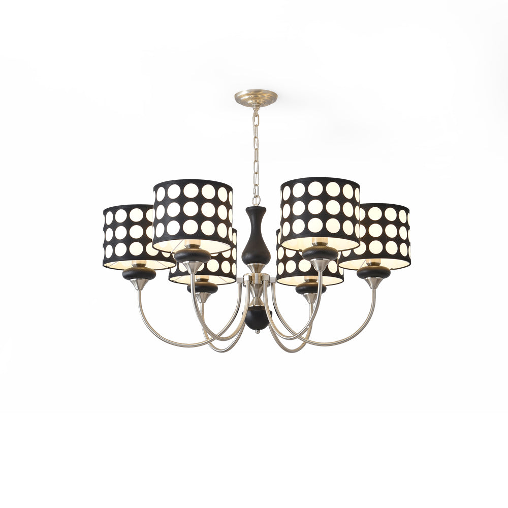 Black Polka Dots Chandelier