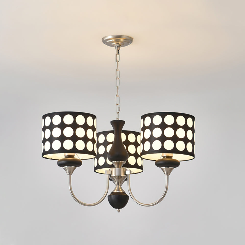 Black Polka Dots Chandelier