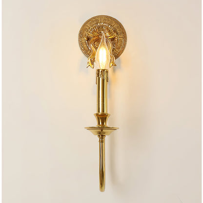 Bow Brass Wall Light