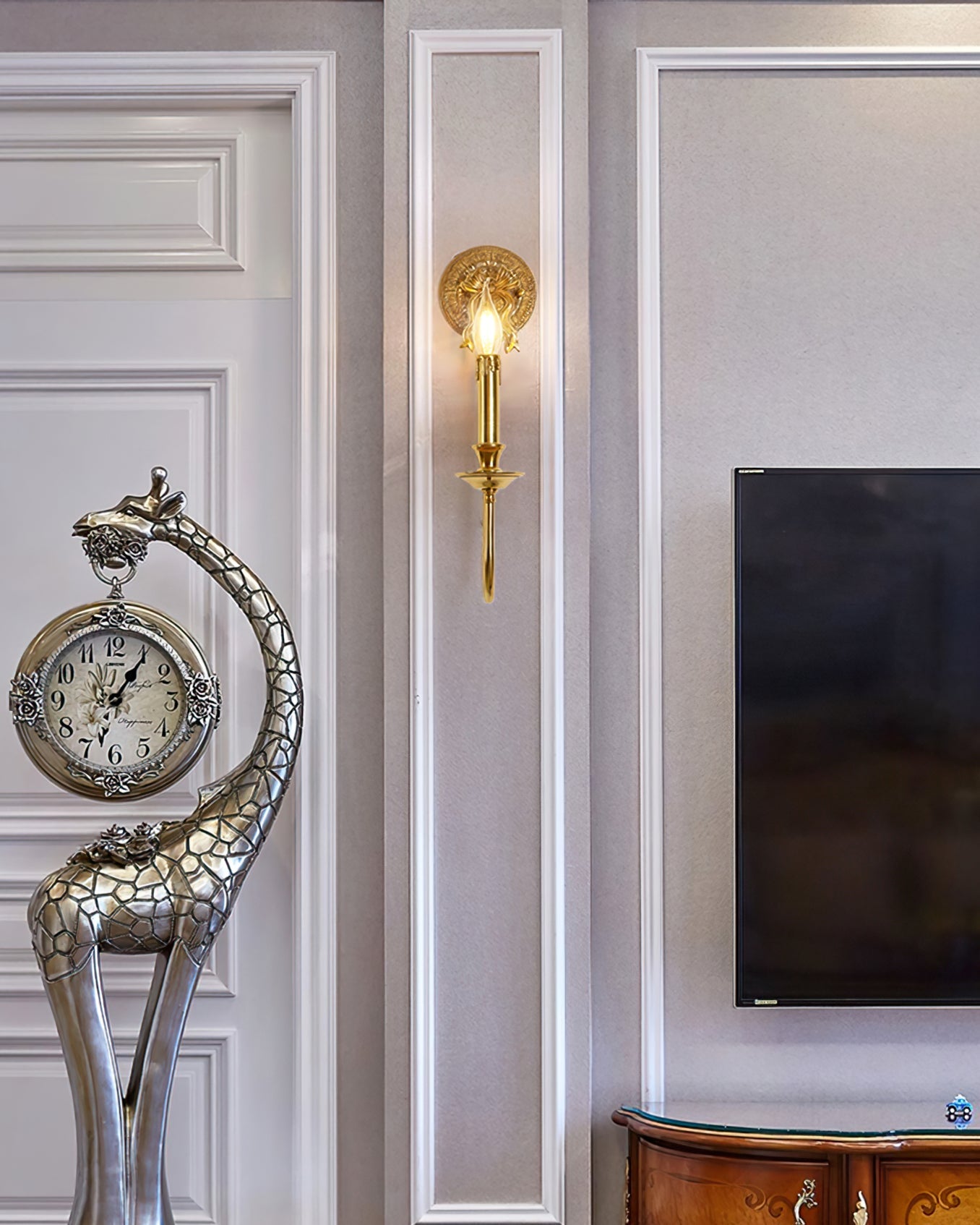 Bow Brass Wall Light