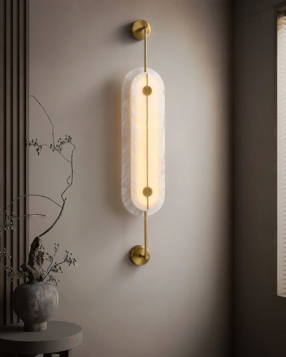 Brace Alabaster Wall Lamp