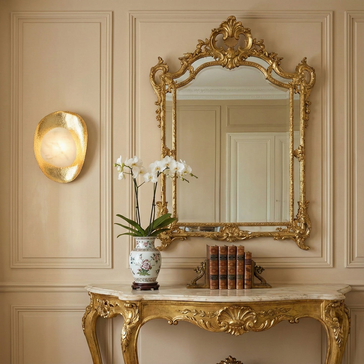 Maricel Alabaster Wall Lamp