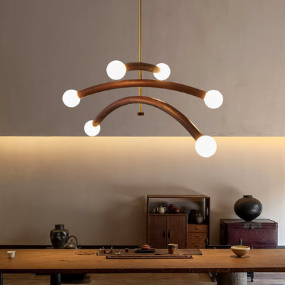 Branch Molecular Chandelier