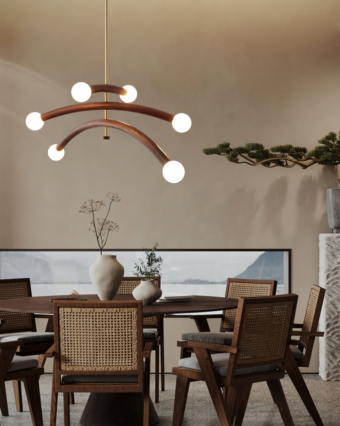 Branch Molecular Chandelier