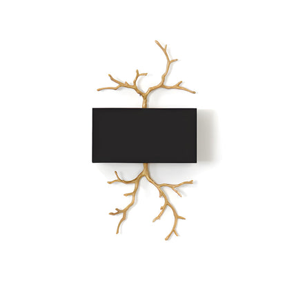 Brass Branch Wall Lamp