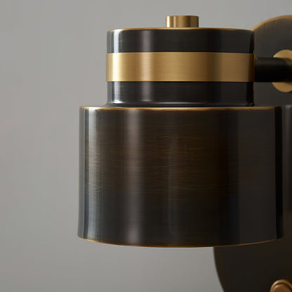 Brass Cylinder Wall Lamp