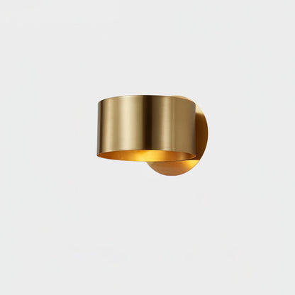Brass Drum Wall Lamp
