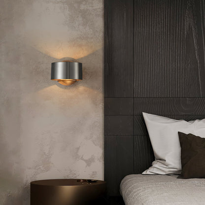 Brass Drum Wall Lamp