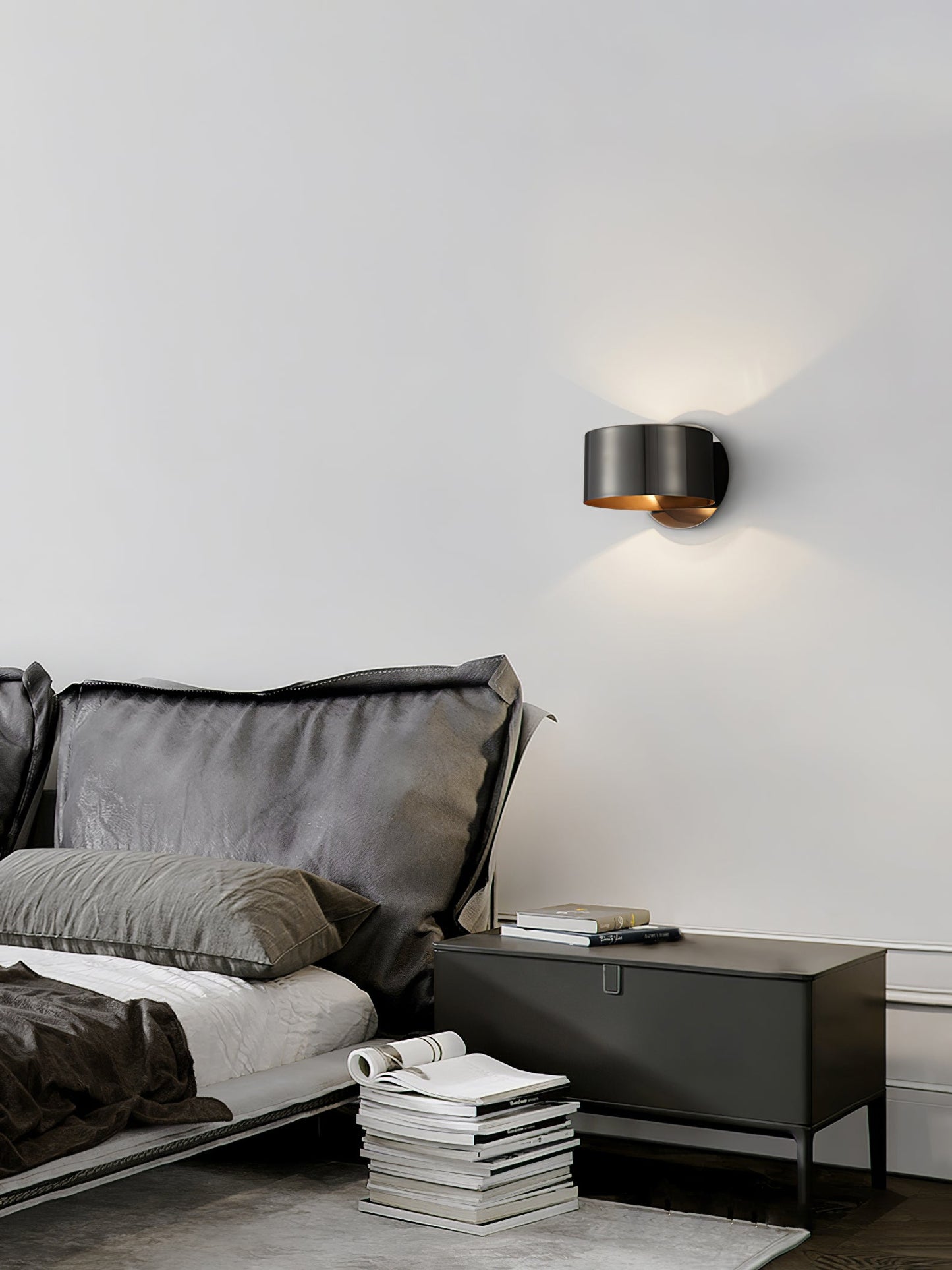 Brass Drum Wall Lamp