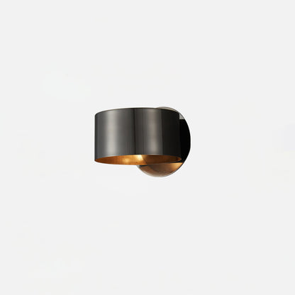 Brass Drum Wall Lamp