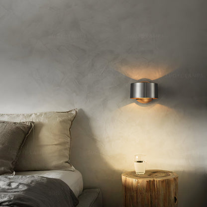 Brass Drum Wall Lamp