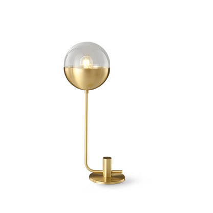 Brass Globular Table Lamp