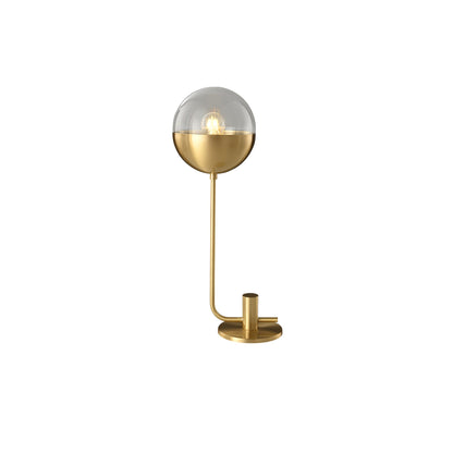 Brass Globular Table Lamp