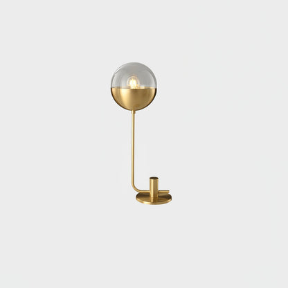 Brass Globular Table Lamp