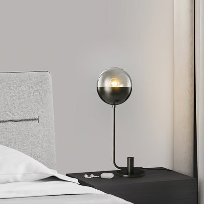 Brass Globular Table Lamp
