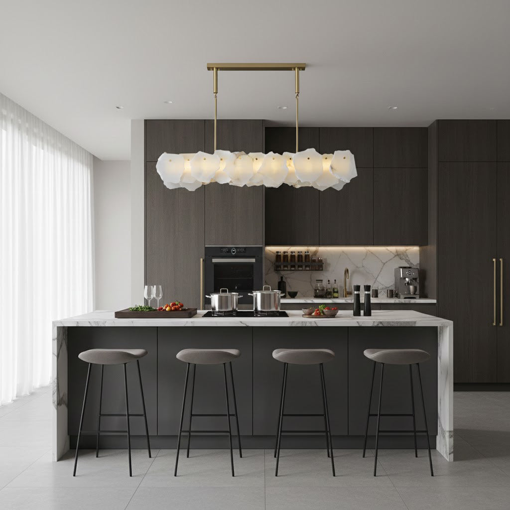 Burton Alabaster Chandelier