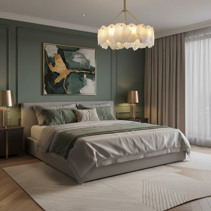 Burton Alabaster Chandelier