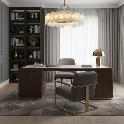 Burton Alabaster Chandelier