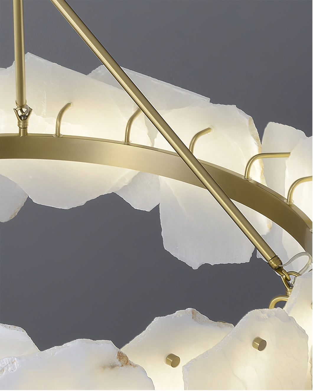 Burton Alabaster Chandelier