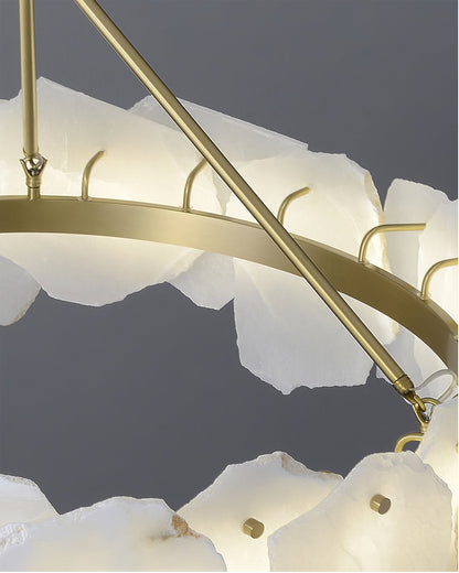 Burton Alabaster Chandelier