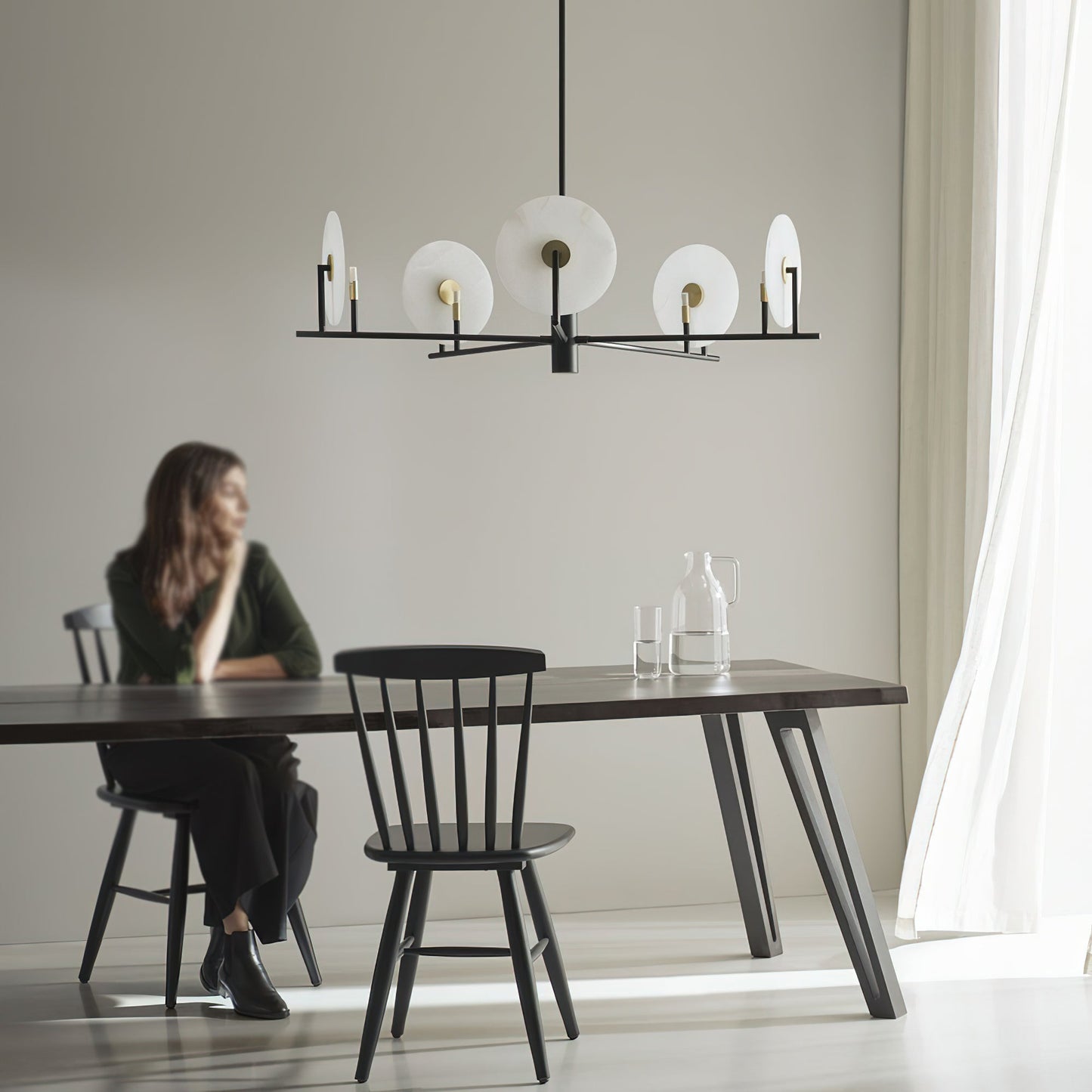 Callisto Alabaster Chandelier