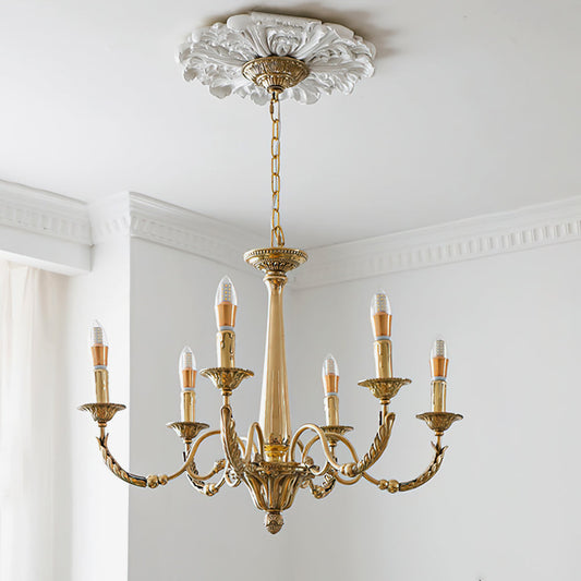 Candle Brass Chandelier