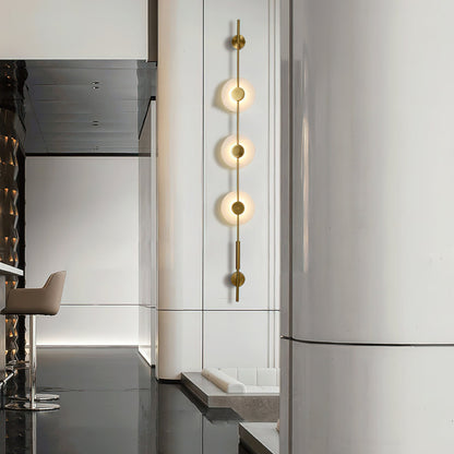 Carlyle Vertical Alabaster Wall Lamp