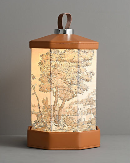 Castle Built-in Battery Table Lamp
