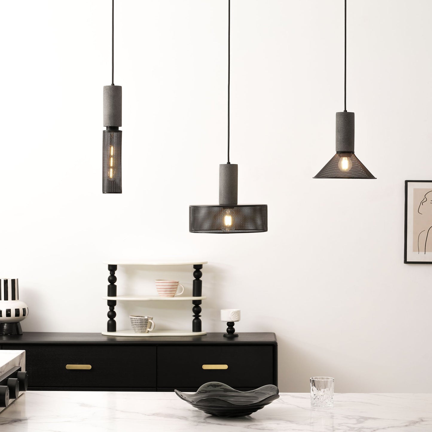 Concrete Industry Pendant Lamp