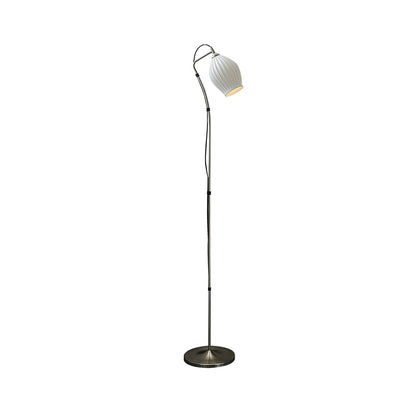 Ceramic Ribbed Floor Lamp